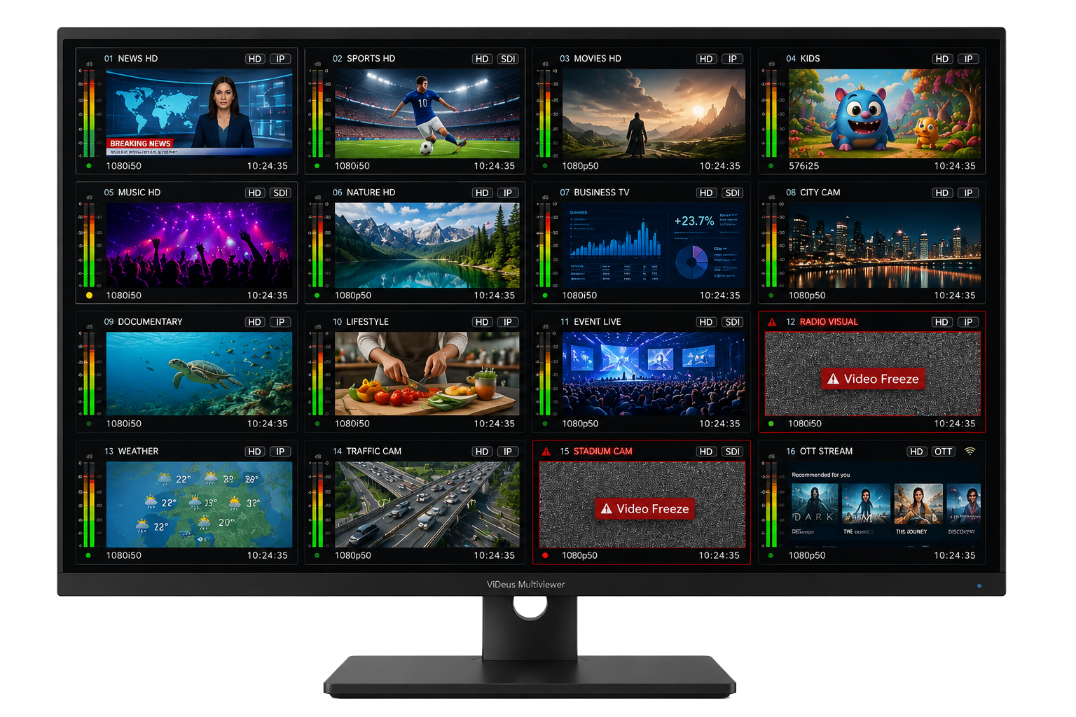 ViDeus Multiviewer Interface